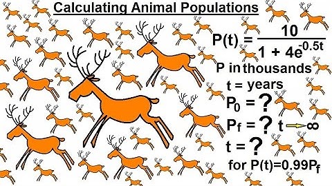 PreCalculus - Logarithmic & Exponential Functions (12 of 20) Calculating Animal Populations