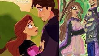 Flynn And Rapunzel Drawing .