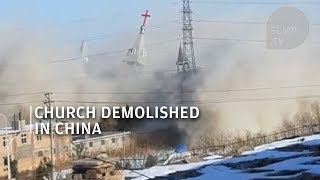 Chinese authorities demolish well-known church