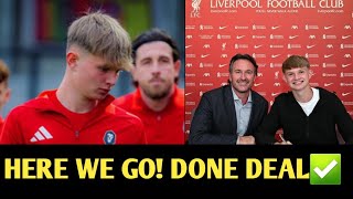 🔴The 17-year-old striker joins the Reds in a permanent transfer having made his senior bow.