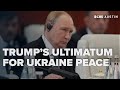 Trump sets Thanksgiving ultimatum for Ukraine to agree to his plan to end war