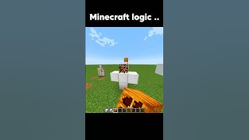 Minecraft logic 💫#tiktokeffects #minecraft  #manifestedit #shorts