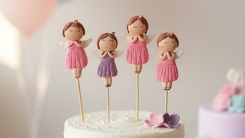 A Heavenly Fondant Angel Cake Topper: Easy Sugar Paste Figurine Tutorial