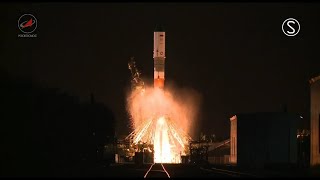 Progress MS-03 launch. Soyuz-U rocket