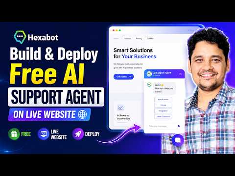 Build & Deploy a Free AI Chatbot on Your Website (Customer Support Agent)