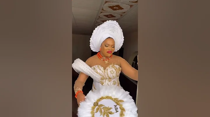 BEAUTIFUL AFRICAN TRADITIONAL WHITE LACE STYLE #viral  #trending  #shorts