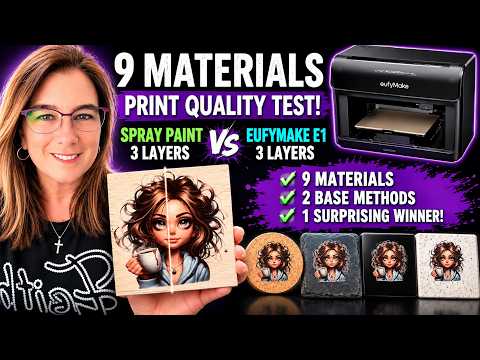 Can Spray Paint Save You Money? EufyMake E1 White Ink vs 3 Coats of Paint