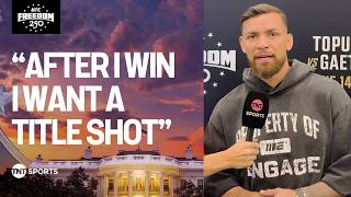 Mauricio Ruffy on wanting to cause an upset against Michael Chandler at the White House 😳