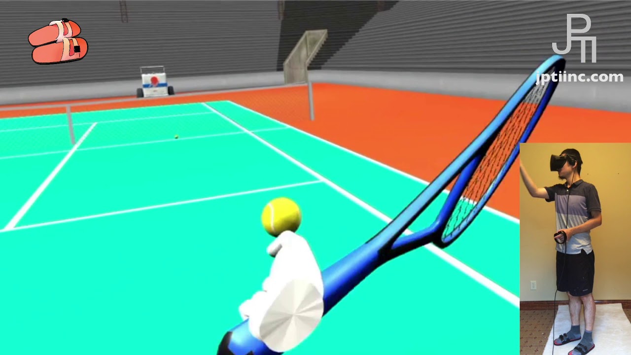VR Tennis - Play Tennis in Virtual Reality with Foottroller
