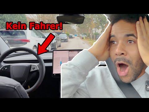 Selbstfahrender Tesla Probefahrt - Wie viele Fahrfehler?