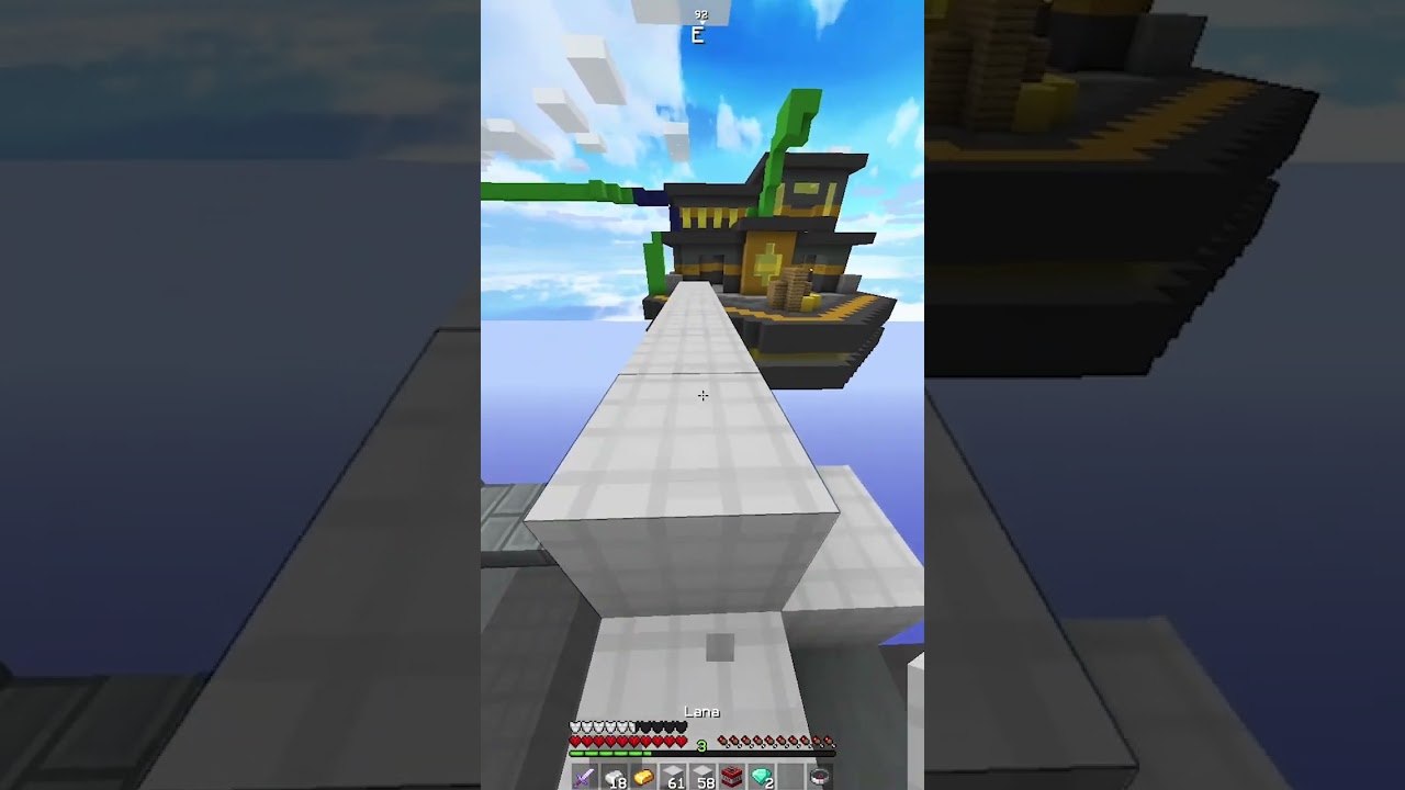 #SHORTS 💚MINECRAFT💚, 🤣ESTO ME ENCONTRE EN BEDWARS...😂😂