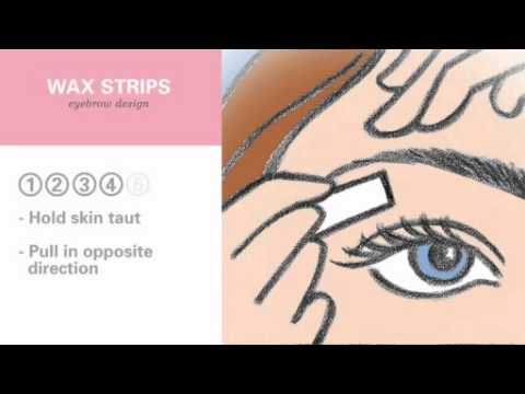 How to use Parissa mini wax strips hair remover kit for eyebrows