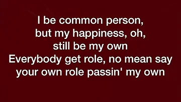 Burna Boy - Common Person (Official Lyrics Video)