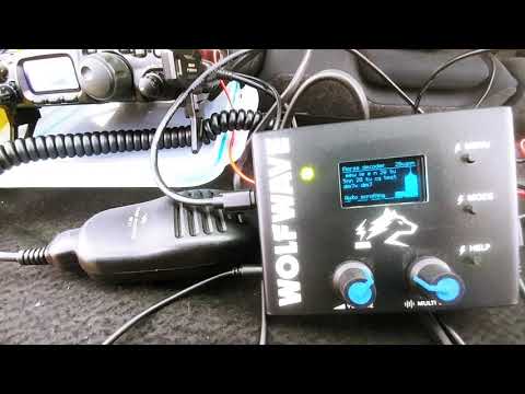 WOLFWAVE morse code decoder.