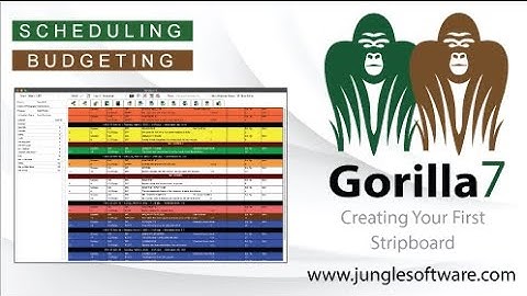 Creating Your First Stripboard in Gorilla Scheduling