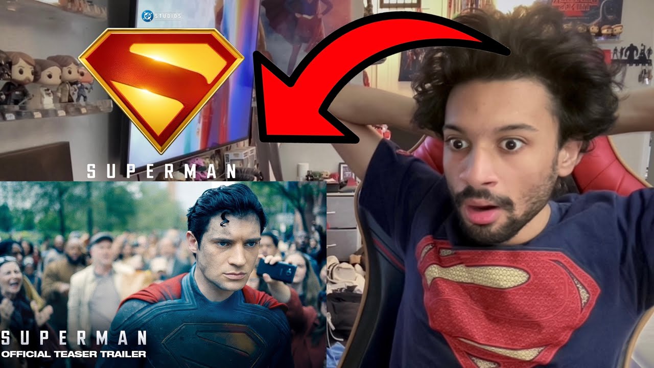 SUPERMAN TEASER TRAILER REACTION!!!