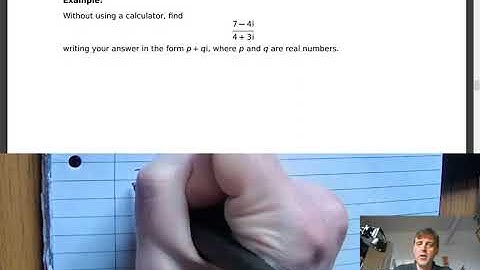 CP1.1.3 -- Complex conjugation