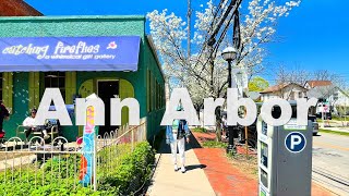 Ann Arbor Travel Vlog 🇺🇸 springtime 🌷 University of Michigan 🎓 Zingerman's Deli 🧀 Art Musuem #22.18