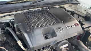 Toyota Hilux D4D Engine Start Up