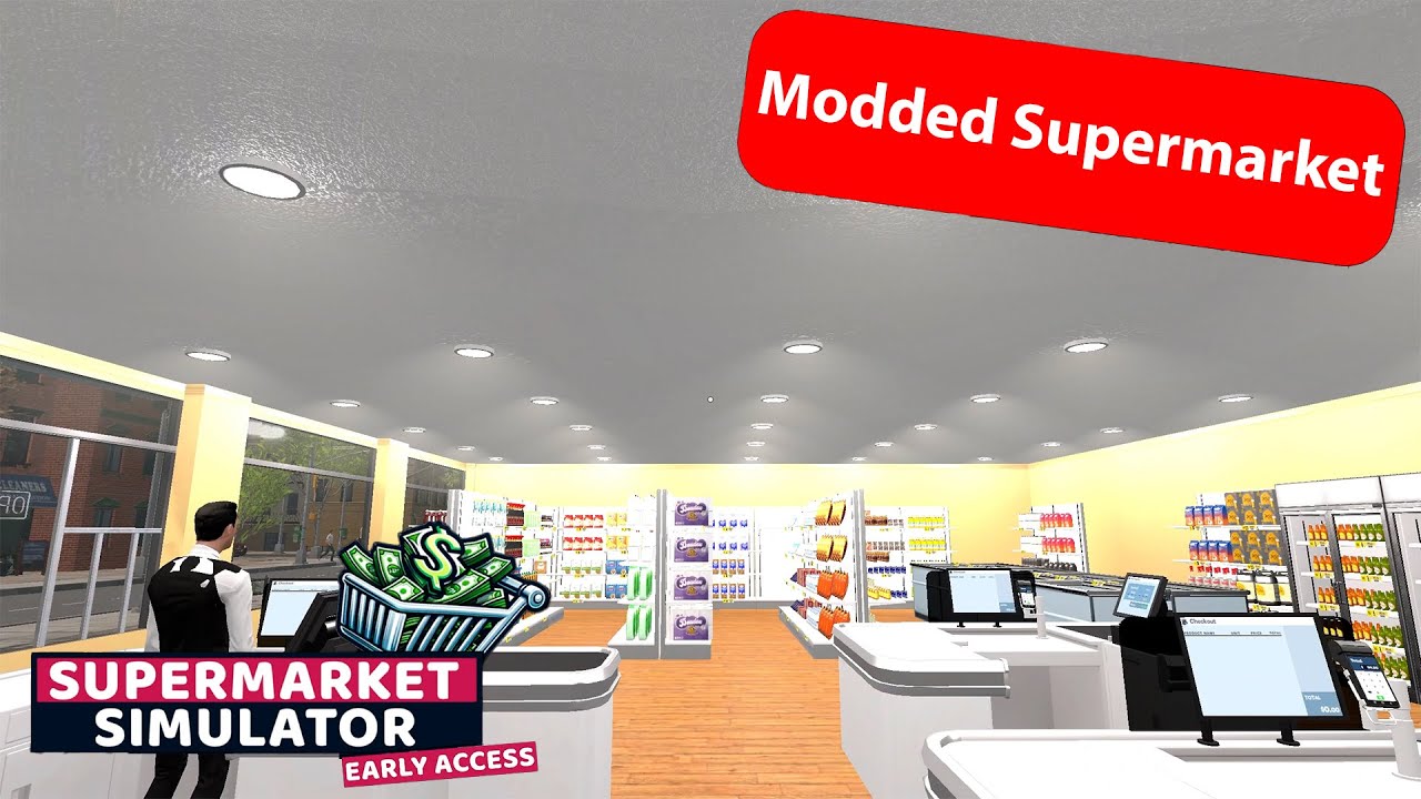 Installing More Mods An Redoing All The Lighting in Modded Supermarket ...