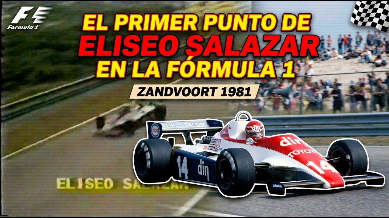 Eliseo Salazar hace historia en Zandvoort 1981 🇨🇱 | Primer punto de Chile en la Fórmula 1