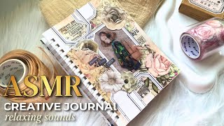 Creative Journal ASMR #43 ✨ Relaxing Scrapbook Collage & Paper Sounds (No Ads)