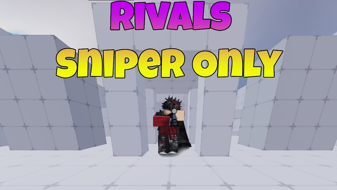 Using Sniper Only In Roblox Rivals - YouTube