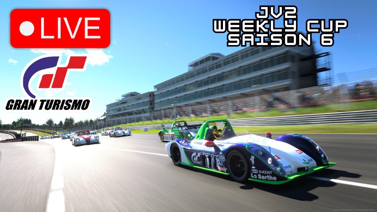Live Gran Turismo 7 - JV2 Weekly Cup poule 3 - Radical sr3 endurance sur Brand hatch