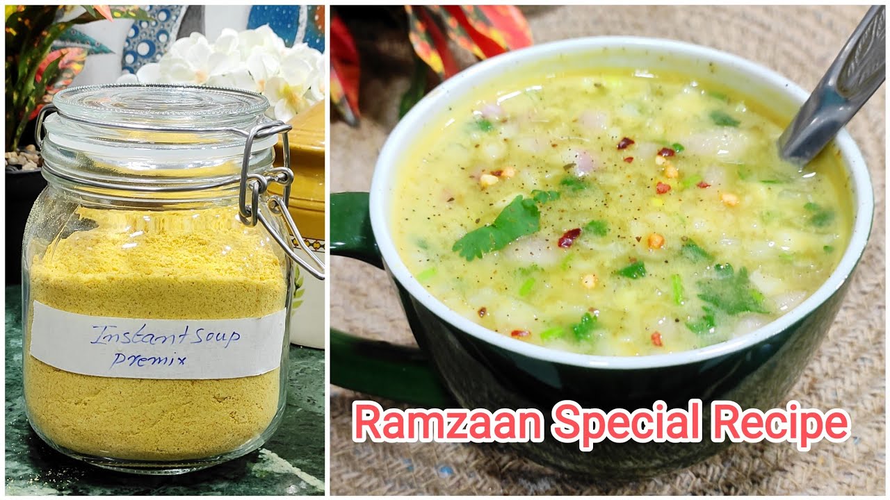 Instant Soup Premix Recipe | Weight Loss Soup Recipe | Instant Soup Premix Recipe