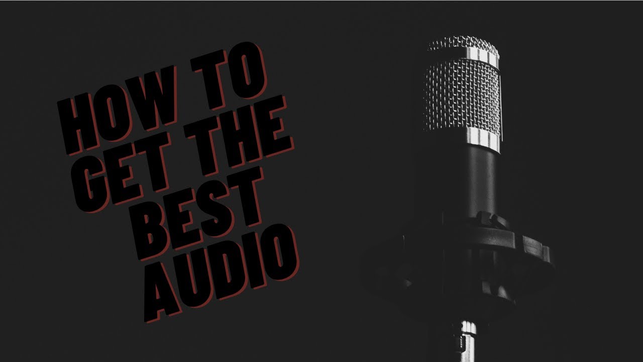 How to get the best audio for streaming(OBS Studio) YouTube