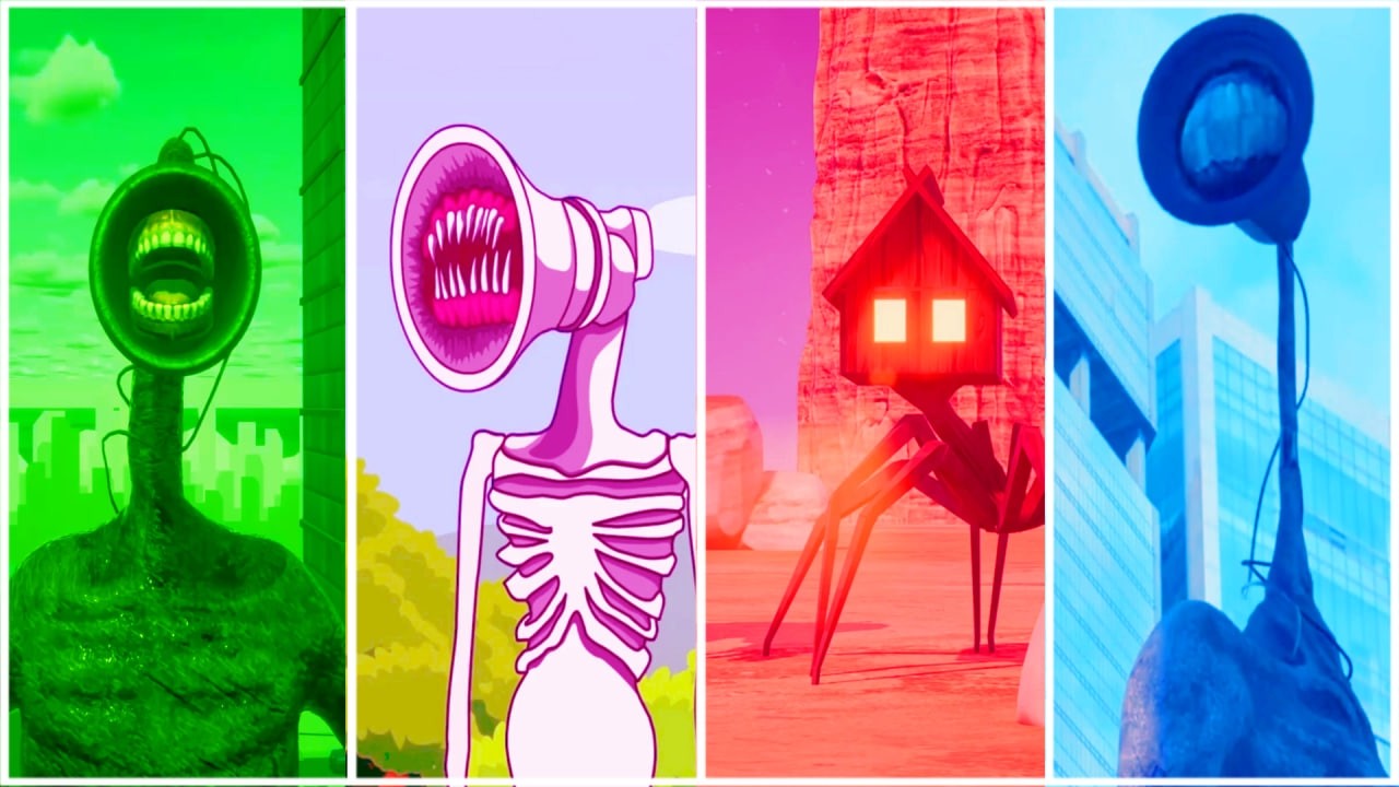 Siren Head Hause Head Megamix MegaBattle