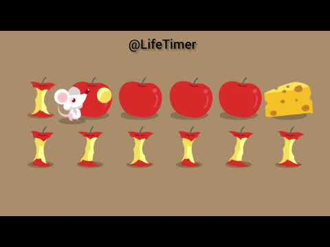 2 Minutes Timer Rat Eating Apples with Ticking Sound #2minutestimer #timer