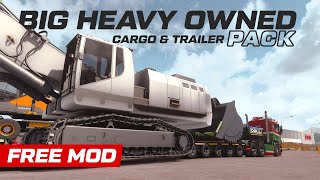 Ets2 1.44 New Big Heavy Owned - Cargo & Trailer Pack V2 Free Mod