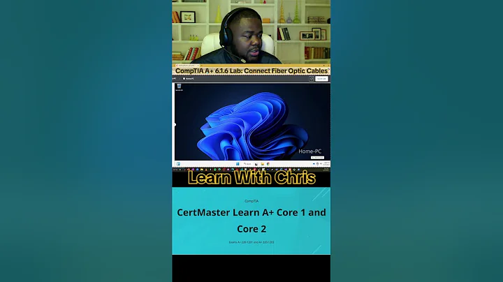 🖥️ CompTIA A+ Lab 6.1.6 — Connect Fiber Optic Cables