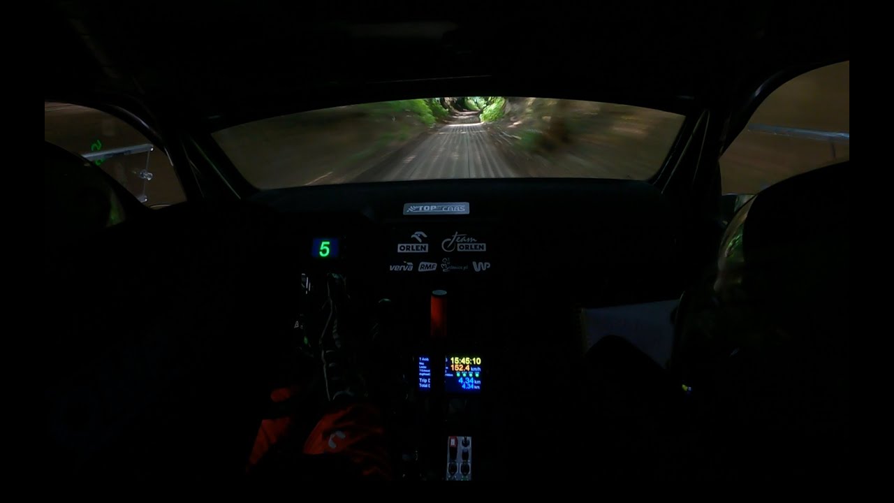 Rajd Nadwiślański 2021 - OS6 Józefów nad Wisłą - Kacper Wróblewski, Jakub Wróbel - ORLEN Team