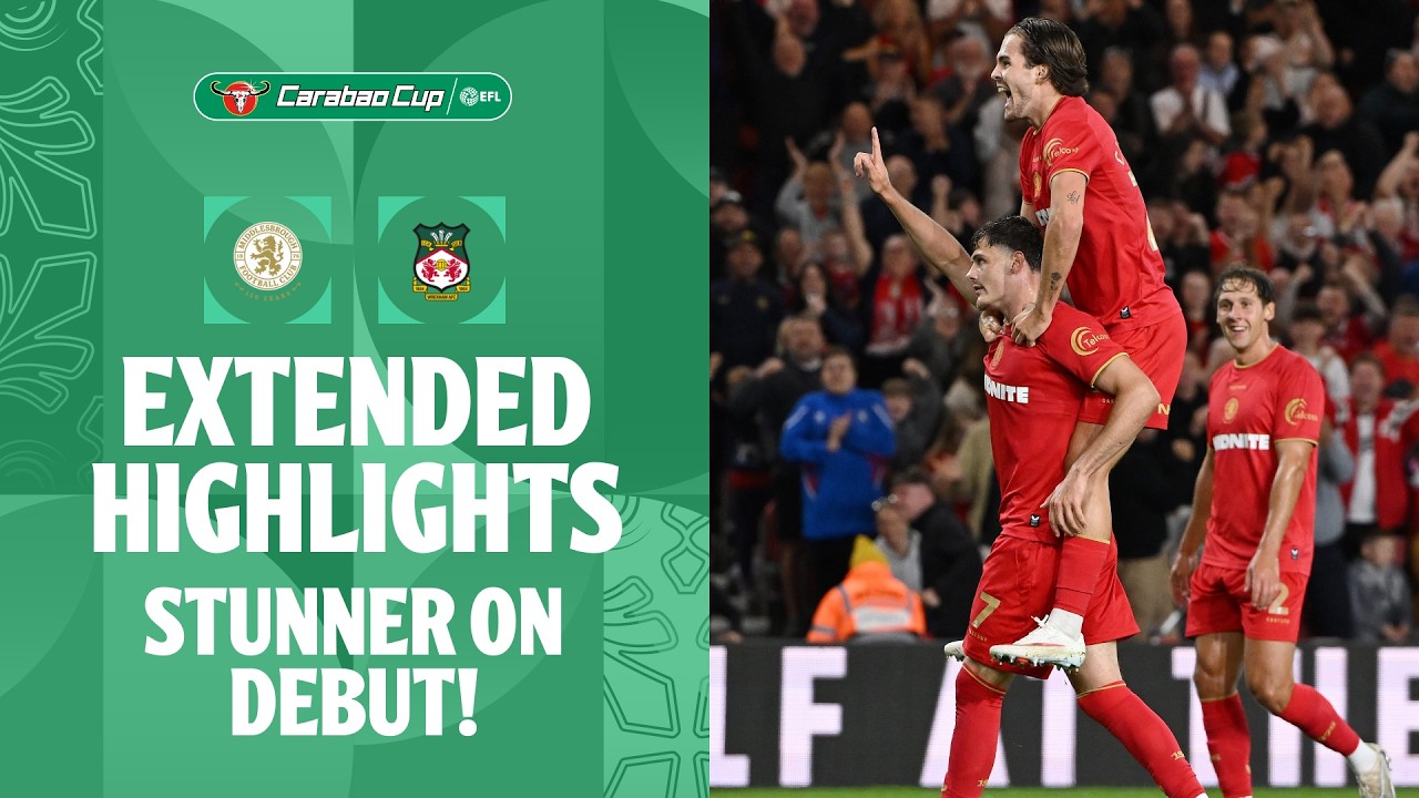 Middlesbrough 1–0 Wrexham full highlights