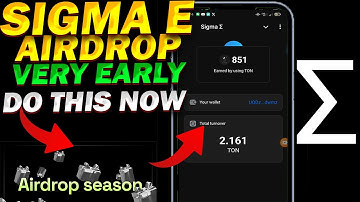 Sigma  Airdrop | Sigma telegram Bot Airdrop Telegram Complete Guide