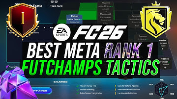 *POST PATCH* Best META 15-0 Rank 1 Custom Tactics & Formations in FC 26