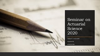 Actuarial Seminar 2020 |  Correct Order to Appear Actuarial Exams | New Admission Criteria