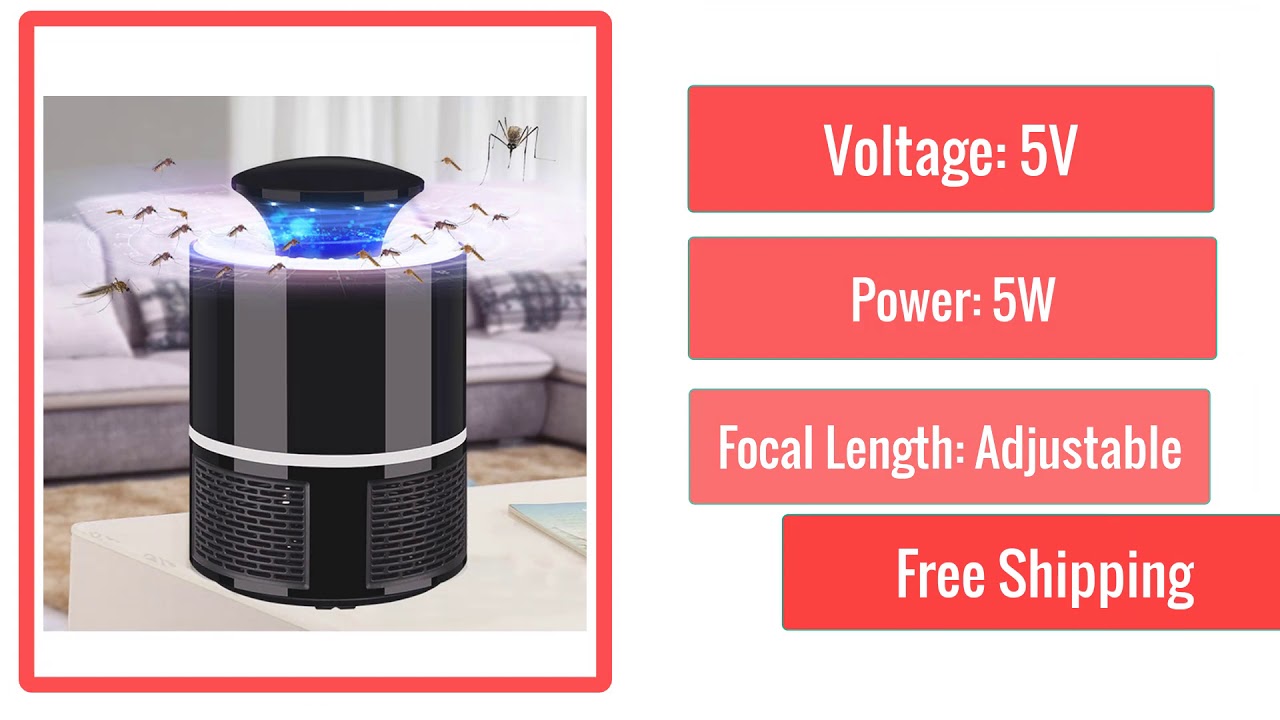 Mosquito killer USB electric mosquito killer Lamp Photocatalysis mute home LED bug zapper