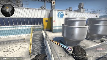 de_nuke useful stuff - (one way) smokes, popflashes, strafe jumps etc.