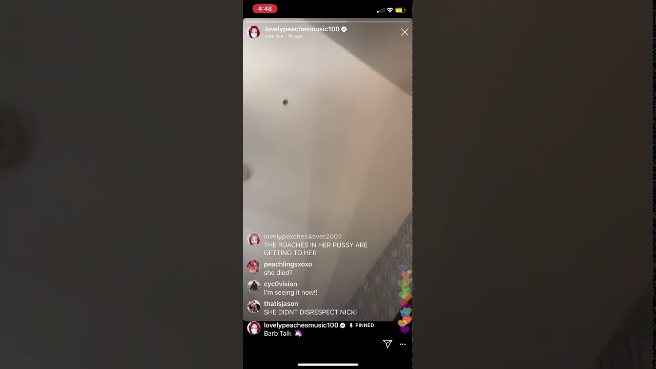 LovelyPeaches Rants about Nicki Wannabes On ig live (FULL LIVE)