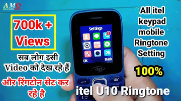 Itel U10 Ringtone Solution | itel Me Ringtone Set Karen | How To Set Ringtone From Itel Keypad Phone