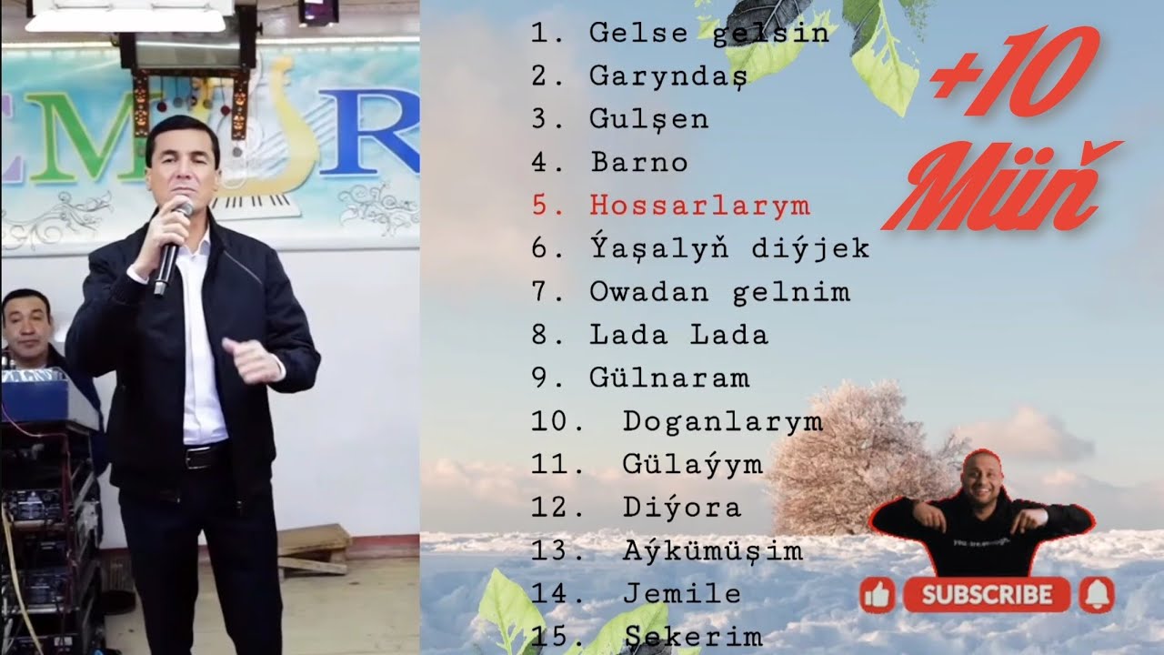 Yusup Rahymow 2024-2025 Top15 Toy aydymlary mp3 @TagtabazarOwazlary #karaoke