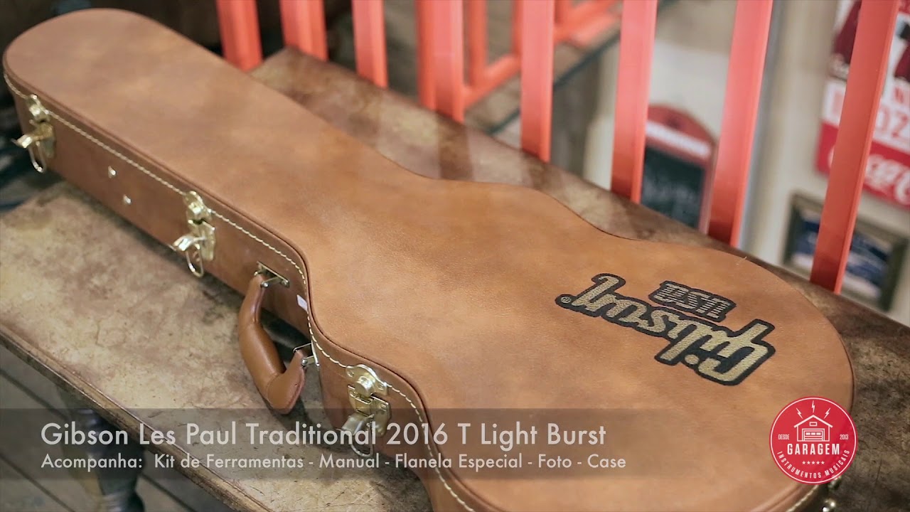 Gibson Les Paul Traditional 2016 T Light Burst - YouTube
