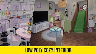 Low Poly Cozy Interior for Unity 6 and Unreal Engine 5