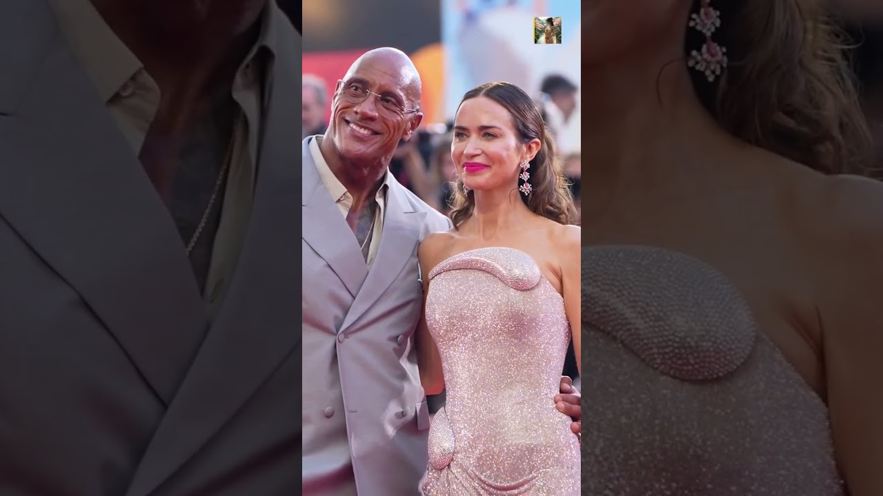 ‘The Smashing Machine’ Venice Premiere — Dwayne The Rock Johnson and Emily Blunt Prove Bestie Goals