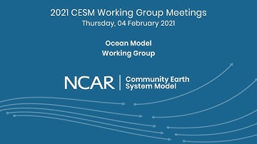 2021 CESM Ocean Model Meeting