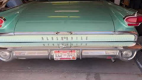 Checking For A Missing Cylinder On A 1959 Oldsmobile Dynamic 88 2 Door Hardtop #vintagecars