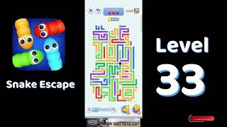 Snake Escape Level 33 Walkthrough 🐍 | Calm Puzzle Escape Game | SolutionGuruji